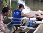 صناع الحياة عضو التحالف الوطنى تستجيب لأزمة ارتفاع منسوب مياه النيل بالمنوفية