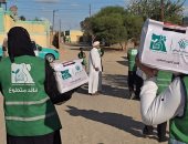 مصر الخير توزع مساعدات غذائية على أسر الشهداء والمصابين بشمال سيناء 