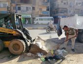 رفع 50 طنا من القمامة والمخلفات الصلبة والأتربة بشوارع حى غرب سوهاج 
