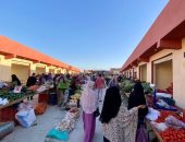 مركز الفرافرة يحظر وقوف الباعة خارج مقر السوق الحضارى تجنبا لمصادرة السلع