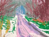 رسومات ديفيد هوكنى على جهاز iPad معروضة للبيع بـ 2.3 مليون دولار