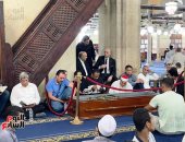 وصول جثمان الدكتور أحمد عمر هاشم الجامع الأزهر وصلاة الجنازة عقب الظهر