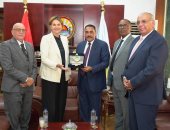 محافظ مطروح يستقبل نائب مدير الصندوق الدولى للتنمية الزراعية