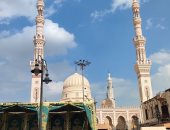 استعدادات مكثفة بمنطقة السيد البدوى فى طنطا قبل يومين من إقامة المولد.. مباشر