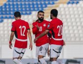 60 دقيقة.. منتخب مصر يتقدم على جيبوتى بهدفين دون رد.. صور 