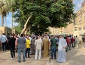 توافد كبير من المرشحين أمام محكمة كفر الشيخ الابتدائية فى أول يوم تلقى الطلبات