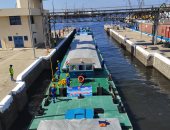 إنشاء موانئ جديدة على نهر النيل وطرح تشغيلها على الشركات والمستثمرين.. رئيس هيئة النقل النهرى: الوحدة النهرية تنقل بضائع ما يعادل 25 شاحنة.. ويؤكد: لدينا 400 وحدة ونعمل على توطين صناعتها بمكون محلى بنسبة 80%