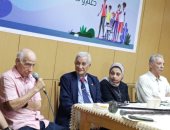 نادى أدب مصر الجديدة يحتفى بالناقد والأديب الكبير يوسف نوفل.. صور