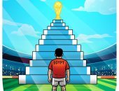 منتخب مصر يتأهل لكأس العالم 2026 في كاريكاتير اليوم السابع