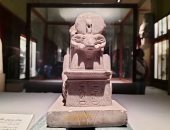 مقتنيات المتحف المصرى.. تمثال زاحف للملك رمسيس الثانى