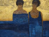 افتتاح معرض "سكون يحمل فى طياته" للفنان التشكيلى محمود حامد الأحد