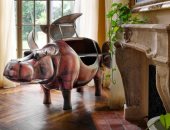 عرض بار فرس النهر النحاسى للنحات لالان للبيع بـ7 ملايين دولار