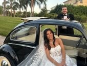 جلسة تصوير عائلية لنجل هانى رمزى وعروسه قبل الزفاف