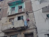 إصابة 3 سيدات فى حادث سقوط سقف غرفة بعقار بمنطقة غيط العنب بالإسكندرية