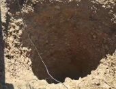 العثور على حفرة بعمق 15 مترا خلال حملة إزالة تعديات فى قنا
