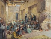 لوحات الأجانب فى مصر.. درس قرآن فى الأقصر
