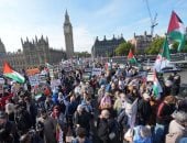 احتجاجات داعمة لفلسطين في لندن لحث بيرنهام على فرض عقوبات ضد إسرائيل