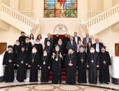 البابا تواضروس الثانى يتفقد الأكاديمية اللاهوتية في المقر البابوي بوادي النطرون