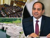 مصر تدعو العالم لشراكة عادلة من أجل استدامة المياه ومواجهة التغيرات المناخية.. السيسي: مصر لن تقف مكتوفة الأيدي أمام تهديد أمنها المائي.. وسياسيون: كلمة الرئيس  وثيقة لترسيخ العدالة المائية وحماية الأمن القومي