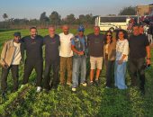 فركش تصوير فيلم أسد لـمحمد رمضان وصناعه يحتفلون على أغنية نمبر 1.. صور وفيديو