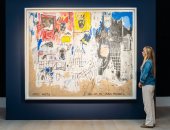 عرض لوحة للفنان جان ميشيل باسكيات للبيع بـ 45 مليون فى مزاد نيويورك