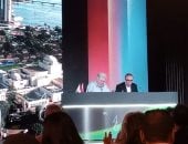  حسين فهمى بمؤتمر مهرجان القاهرة: شكرا لسيادة الرئيس ولمصر على وقف الحرب