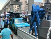 رفع 150 حالة إشغال طريق خلال حملة مكبرة بشوارع إمبابة.. صور