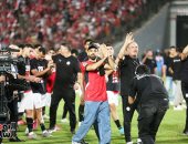 لاعبو منتخب مصر يحتفلون بالتأهل لبطولة كأس العالم 2026