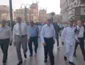 محافظ القاهرة يوجه باستمرار الحملات لمنع عودة الإشغالات بميدان رمسيس