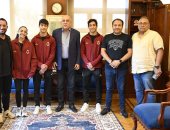 نادى الصيد يستقبل أبطال الجمباز بعد تألقهم فى بطولتى البحر الأبيض المتوسط وأفريقيا