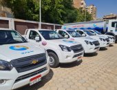 الدفع بـ10 سيارات مجهزة لتشغيل وصيانة شبكات ومحطات المياه بسوهاج