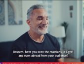 باسم يوسف لـ كلمة أخيرة: أنا بنكّت على الأحوال اللى حواليا بس مشكلتى ميكروفونى طويل وبيوجع