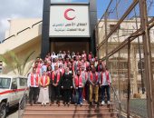 الهلال الأحمر المصري يستقبل نموذج محاكاة الشباب العربي مستعرضًا جهوده في دعم غزة