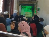 هنا أثر القدم الشريفة لرسول الله...مباشر من مقام السيد البدوي فى الغربية