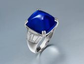 عرض خاتم من الياقوت الكشميرى للبيع بـ1.2 مليون دولار فى مزاد كريستيز