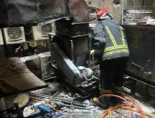 السيطرة على حريق مطعم شهير فى منطقة الأزبكية.. صور