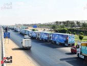 التحالف الوطنى يطلق قافلة إنسانية ضخمة إلى غزة تضم أكثر من 200 شاحنة