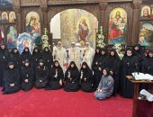 الكنيسة ترسم راهبات جدد فى دير السيدة العذراء والقديس مار يوحنا بأوهايو