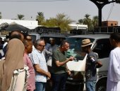 متابعة ميدانية لانتظام مواقف السيرفيس ومحطات الوقود فى أسوان