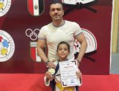 جاسمين شهاب عشوش تفوز بالمركز الأول فى بطولة الجمهورية للجودو