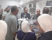 مدير الخدمات الطبية بالمؤسسة العلاجية فى زيارة مفاجئة لدار الولادة بالإسكندرية
