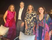 خالد العنانى مع عدد من النجوم فى الجونة وإلهام شاهين: شخصية مشرفة لاسم مصر