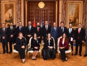 أعضاء مجلس الشيوخ عن التنسيقية يؤدون اليمين خلال الجلسة الافتتاحية