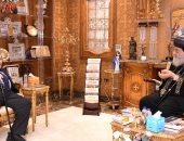 البابا تواضروس يستقبل مصطفى الفقي ويبحثان موضوعات الشأن العام