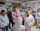 رئيس مدينة العياط يفاجئ المستشفى المركزى لمتابعة مستوى الخدمة الطبية