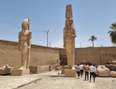 فاترينة زجاجية.. من فكرة إلى مشروع وطنى لحماية الآثار المكشوفة.. صور