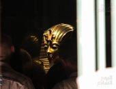 اللقطات الأخيرة لتمثال توت عنخ آمون داخل المتحف المصرى بالتحرير قبل نقله للمتحف الكبير
