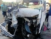 مصرع شخص فى انقلاب سيارة على طريق الخطاطبة بالمنوفية وحجز 11 حالة بالمستشفى