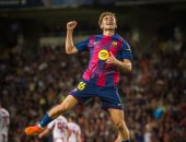 فيرمين لوبيز يحقق إنجازا تاريخيا مع برشلونة بعد هاتريك أولمبياكوس