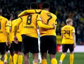 التعادل 1-1 يحسم الشوط الأول من مباراة كوبنهاجن ضد دورتموند